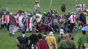 Large medieval battle